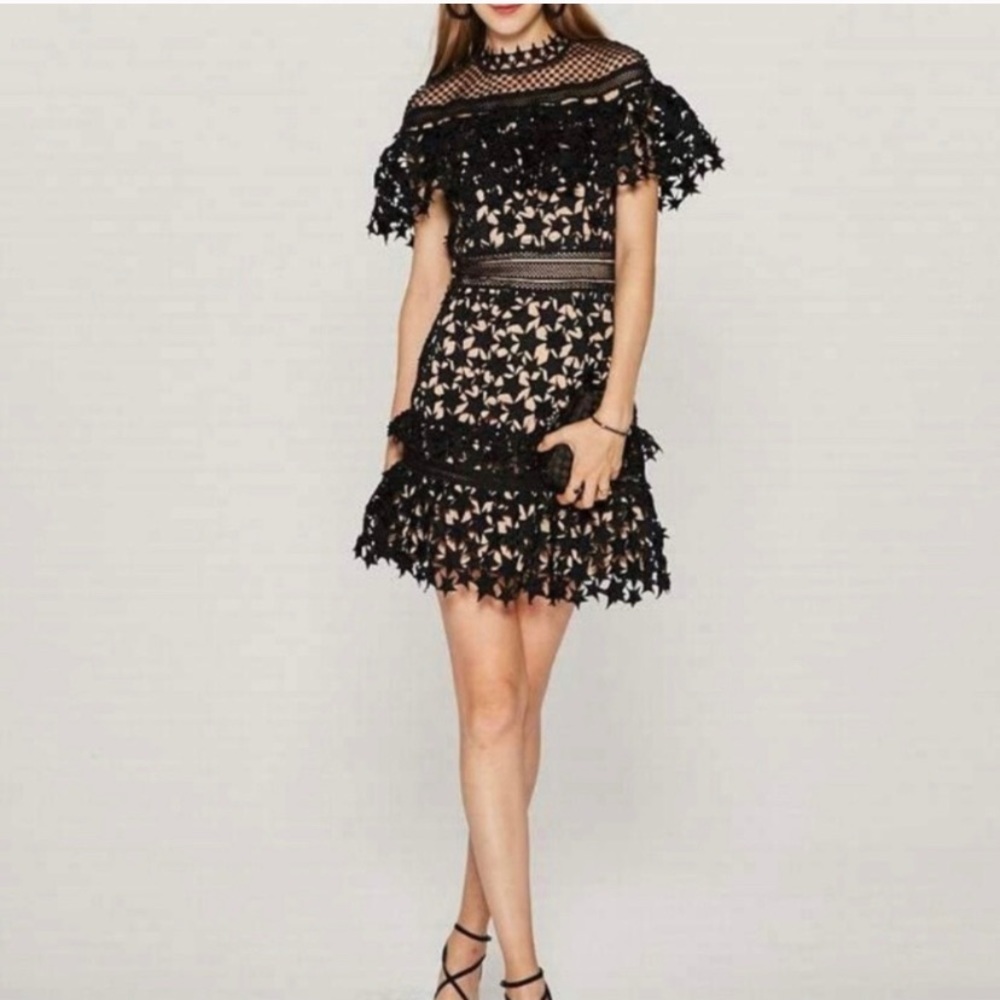 Black starry dress